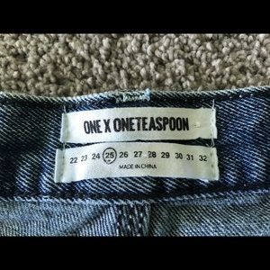One teaspoon Acid Jean Shorts